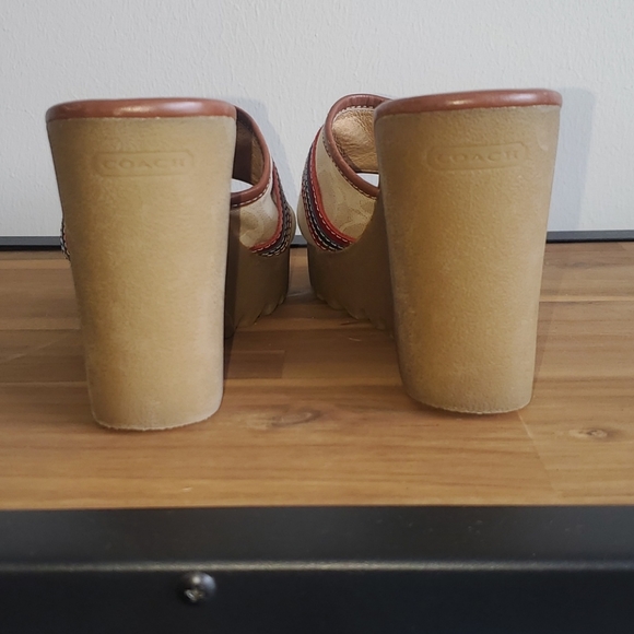 Coach Wedge Sandals Slides 👡 - Picture 5 of 11